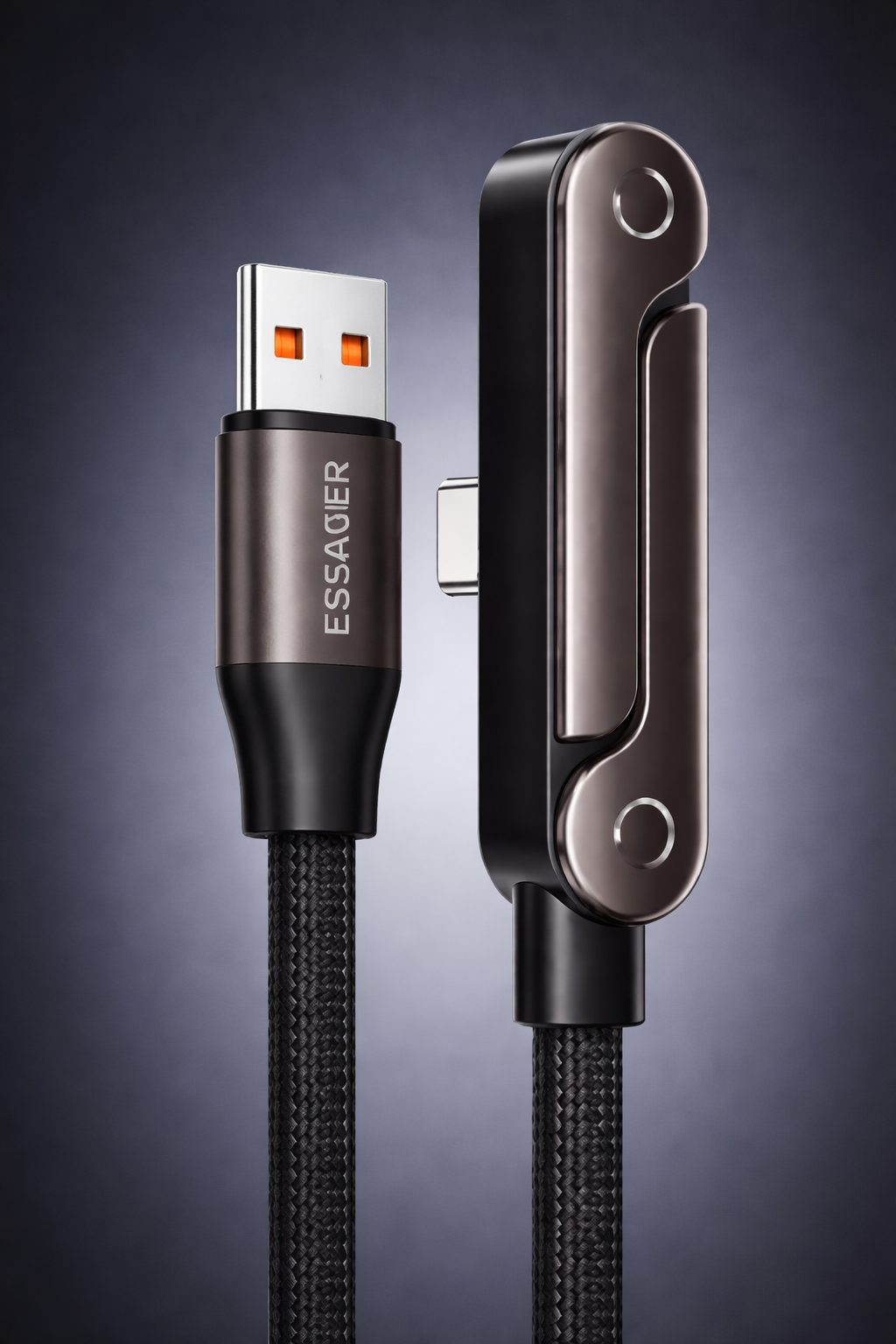ChargeX | Wielofunkcyjny kabel do ładowania ze stojakiem 240W Typu C 1.5M