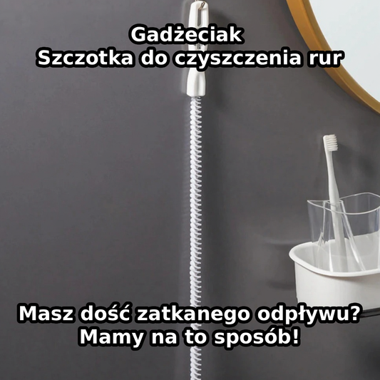 Gadżeciak - Szczotka do czyszczenia rur