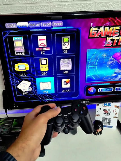 Konsola retro GD10 Plus 4K – 58 000 gier + 2 pady + 256 GB