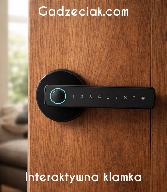 Klamka na odcisk palca/kartę/szyfr - Gadzeciak.com